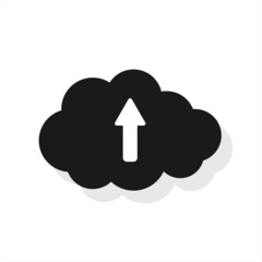Cloud icon with up arrow