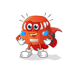 car heroes vector. cartoon character