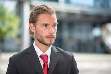 Young businessman portrait