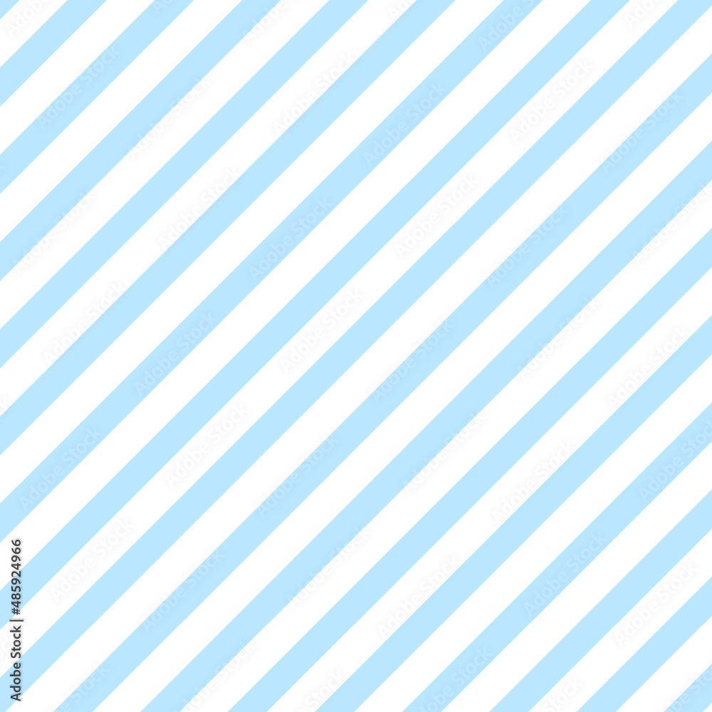 Poster summer background abstract stripe pattern seamless blue and white. luxury diagonal pastel stripe abs