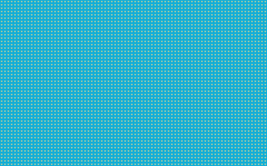Pattern composed of yellow hearts on a light blue background
