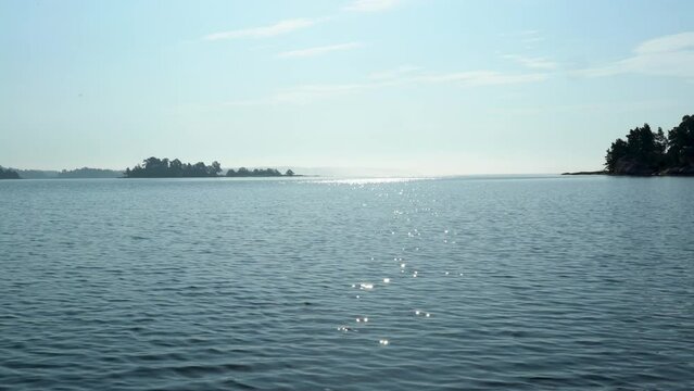 lake in the morning