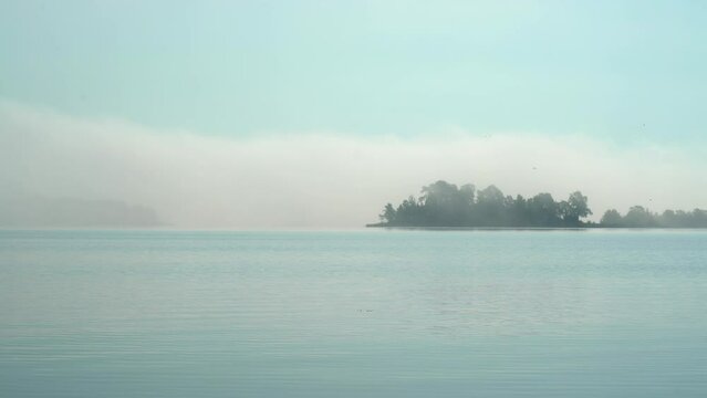 fog on the sea
