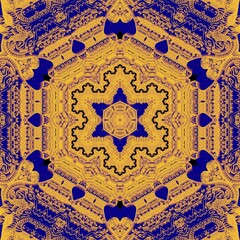 pattern with flowers and leaves