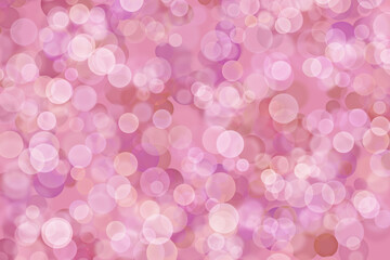 Beautiful pink background with many blurry pink lights similar to bokeh