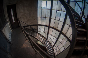 Obraz premium Old abandoned power plant in Budapest 