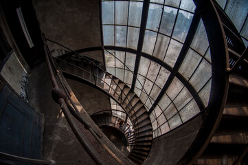 Old abandoned power plant in Budapest 