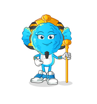 recommend clip art: candy head cartoon ancient egypt. cartoon mascot vector