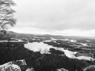 fog in the mountains