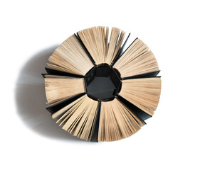 Abstract background from old books