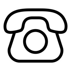 Phone Flat Icon Isolated On White Background