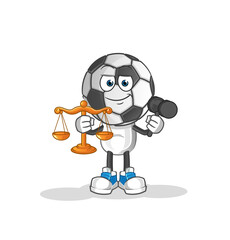 football head cartoon lawyer cartoon. cartoon mascot vector