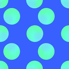 Green gradient circles. Dinamic pattern