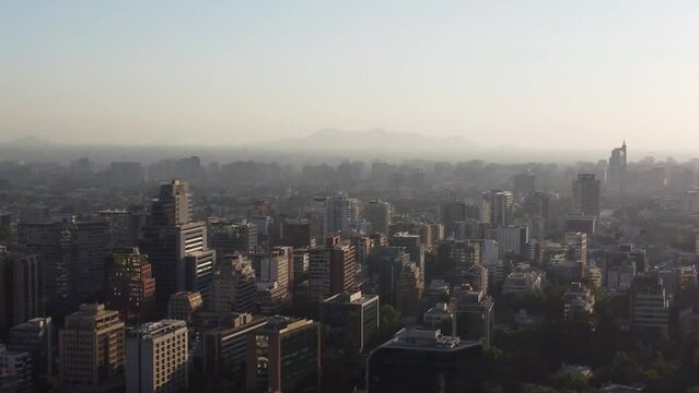 Santiago - Chile desde los aires.