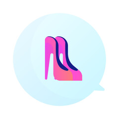 High Heels Logo Illustration