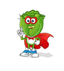 cabbage head cartoon heroes vector. cartoon character