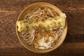ちくわ天蕎麦