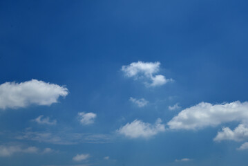 blue sky with clouds