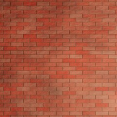 Wall decoration with red brick background