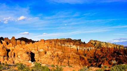 Moonrise in Arches
