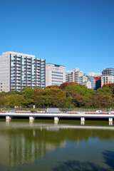 The view to the Sanbancho district over the Chidorigafuchi moat.