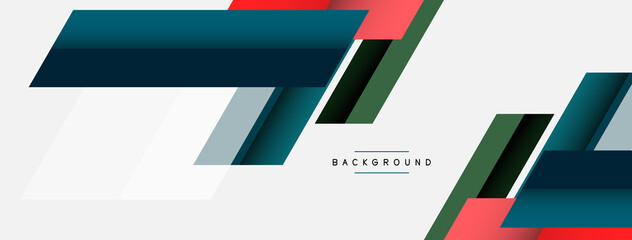 Background. Geometric diagonal square shapes and lines abstract composition. Vector illustration for wallpaper banner background or landing page