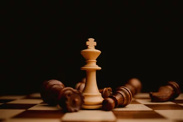 Foto op Plexiglas Tablero de ajedrez  © Gama