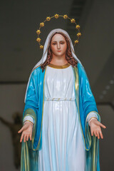 Our Lady of grace catholic religious statue