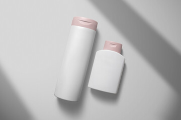 lotion bottle cosmetics mockup isolated on white background