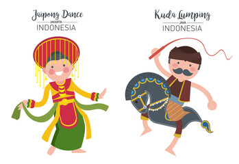 Jaipong Dance and Kuda Lumping or leathered horse, The traditional dance origin of Indonesia