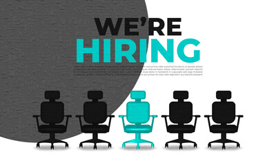 Hiring recruitment open vacancy design info label template we are hiring join our team announcement