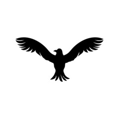 Eagle flying icon design template vector isolated