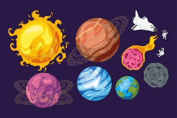 ten space universe icons