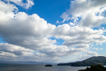 Obraz premium 長島町から見た眺め