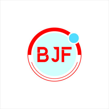 BJF letter logo creative design. BJF unique design