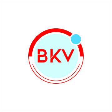 BKV letter logo creative design. BKV unique design