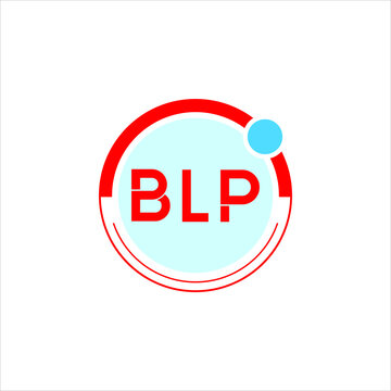 BLP letter logo creative design. BLP unique design