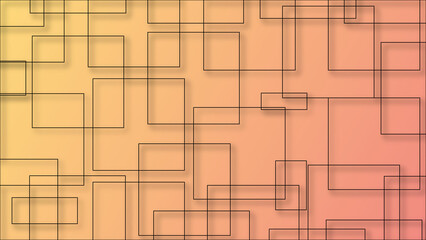 Abstract background with squares Rectangles and squares. Seamless ornament. Seamless background of rectangular shapes. Vector illustration