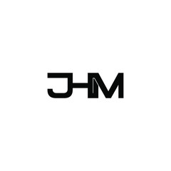 jhm letter original monogram logo design