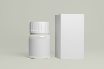Pills Bottle Mockup
