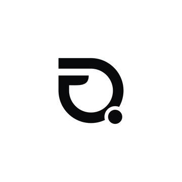 F Q FQ QF monogram logo initial letter designs