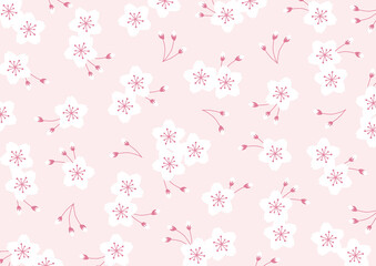 レトロ　桜　背景