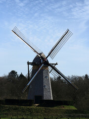 Fototapeta na wymiar landscape with a windmill, Belgium
