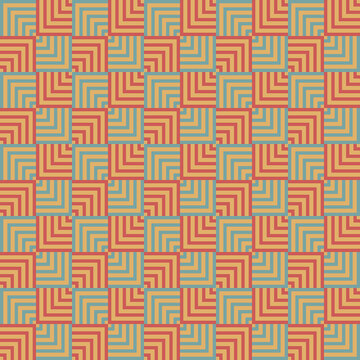 Seamless pattern with line squares used for packaging, fabrics, backgrounds, tiles and other products.