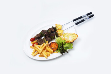 beef steak with vegetables