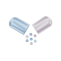 3d rendering health Pill icon