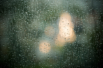 rain drops on the window © Miroslav Rotari