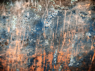 Grunge asphalt or concrete wall as background frame