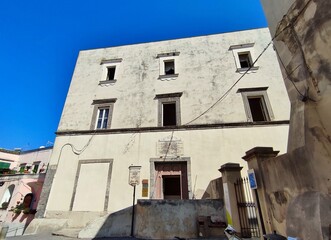 Fototapeta na wymiar Procida – Ex Conservatorio delle Orfane da Via San Michele