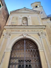 Obraz premium Procida – Facciata dell'Abbazia di San Michele Arcangelo su Via San Michele